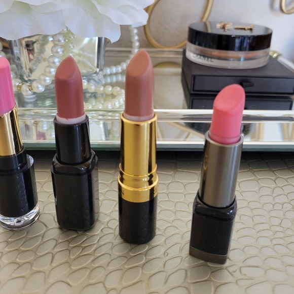 Bundle MakeUpForEver Rough Artist Revlon Nude Fury Sleek Pink Sheglam Lipsticks - Picture 6 of 8